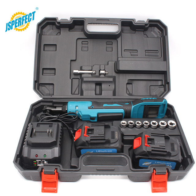 CRW21A Cl&eacute; &agrave; cliquet sans fil 21 V, 3/8 pouces, couple maximum de 80 Nm, batterie de type Makita 4000 mAh, kit de cl&eacute; &agrave; cliquet &eacute;lectrique avec bo&icirc;te BMC